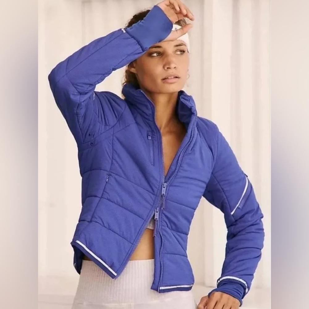 NWT Free People Movement Gathering Storm Run Puffer, Size Small